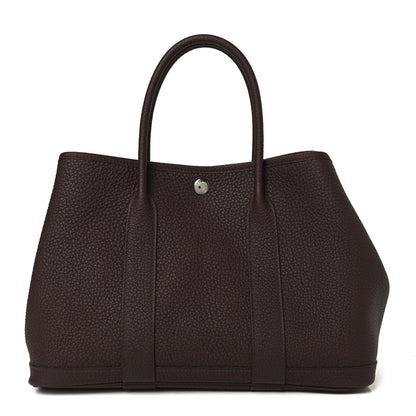 Hermes Negonda Garden Party Tote 30 TPM Bordeaux 1 of 9