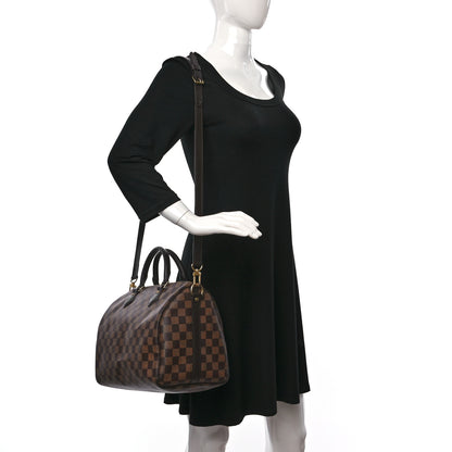 Louis Vuitton Damier Ebene Speedy Bandouliere 30 2 of 8