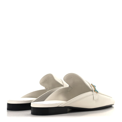 Hermes Calfskin Womens Groupie Mules 35 White 5 of 9