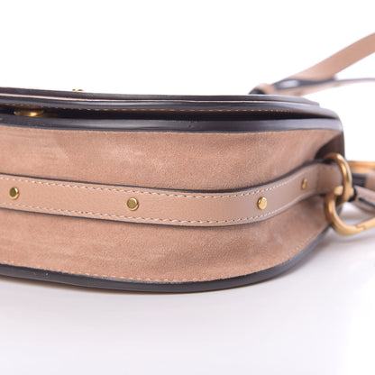 Chloe Calfskin Suede Small Nile Bracelet Bag Biscotti Beige 10 of 12