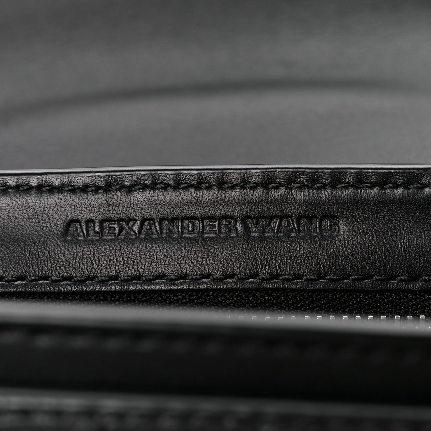Crocodile Calfskin Embossed Mini Prisma Envelope Shoulder Black