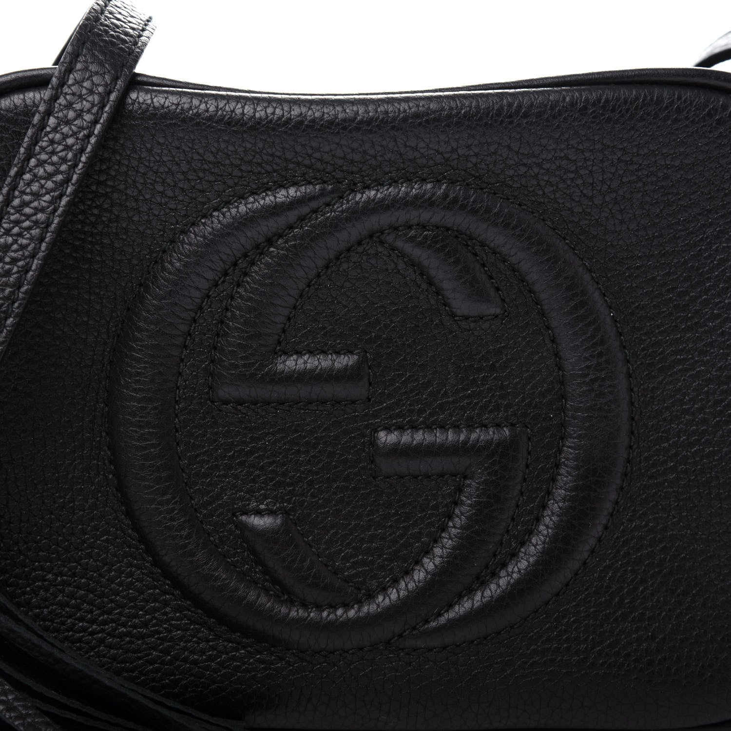 Gucci Pebbled Calfskin Small Soho Disco Bag Black 10 of 10
