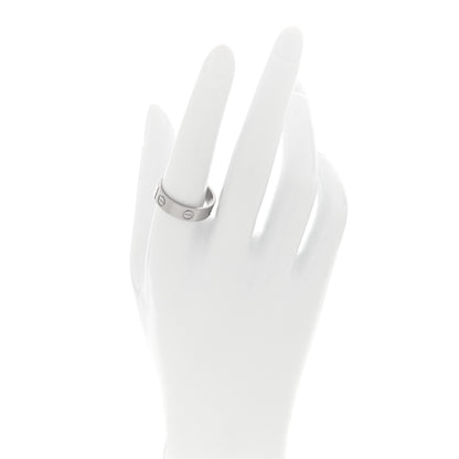 Cartier 18K White Gold 5.5mm LOVE Ring 58 8.5 2 of 4