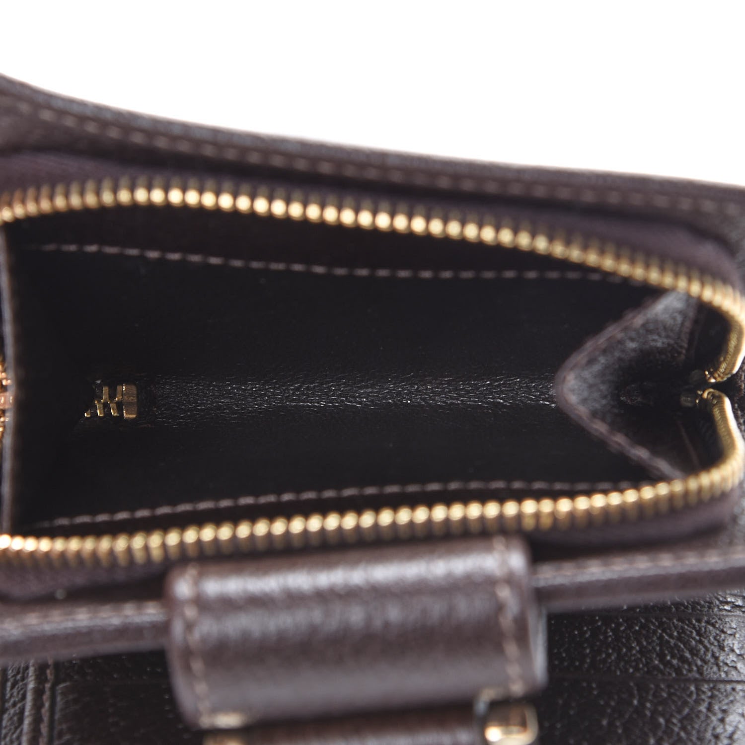 Gucci Monogram D Ring Compact Wallet Dark Brown 5 of 9