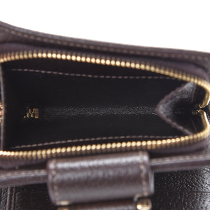 Gucci Monogram D Ring Compact Wallet Dark Brown 5 of 9