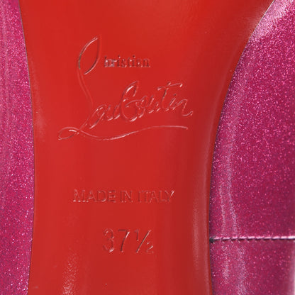 Christian Louboutin Patent Glitter 100 Pumps 37.5 Pink 6 of 7