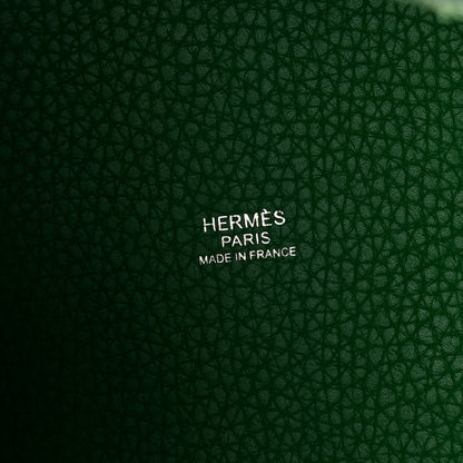 Hermes Taurillon Clemence Picotin Lock 22 MM Bamboo 6 of 10