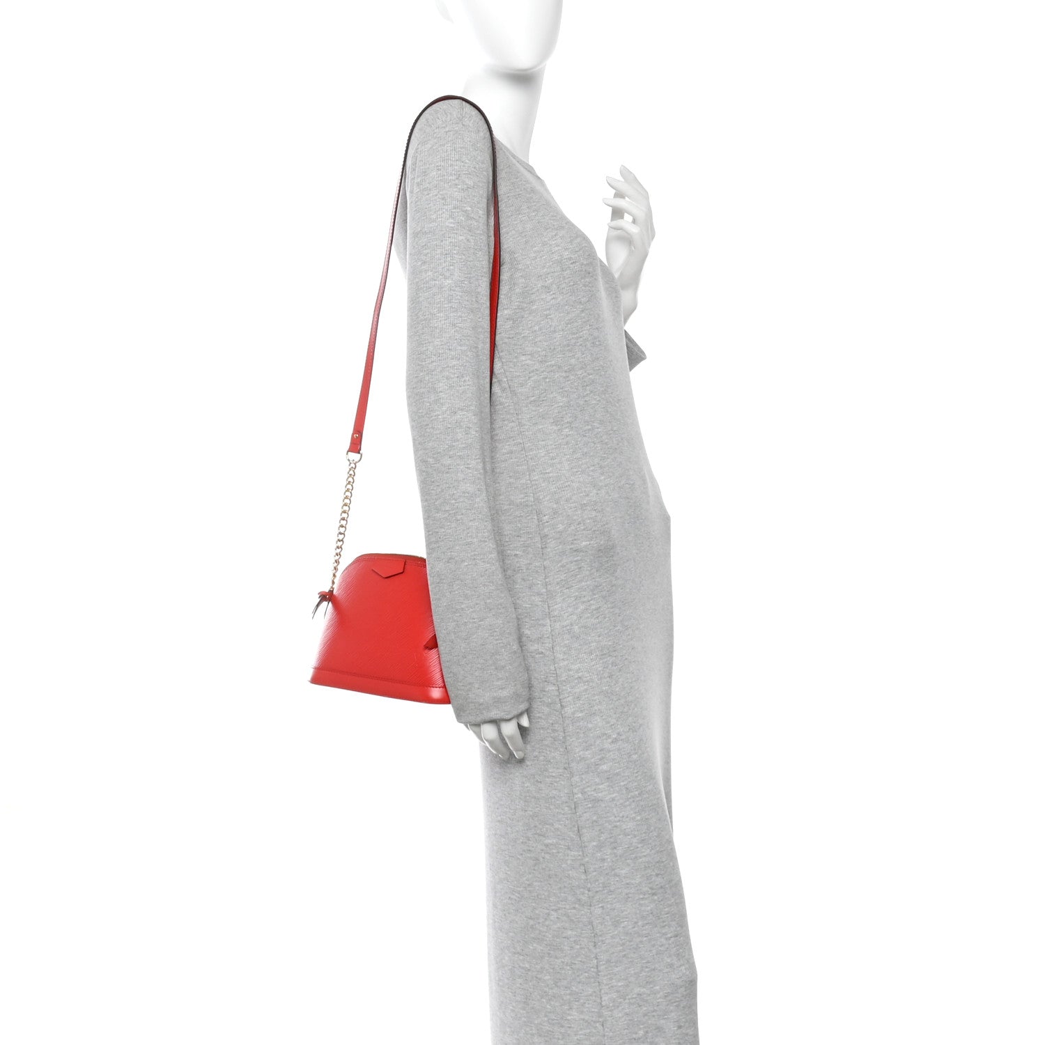 Louis Vuitton Epi Alma Mini Coquelicot 2 of 13