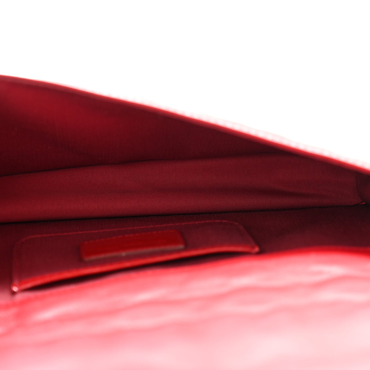 Patent Cannage Lady Dior Convertible Clutch Red