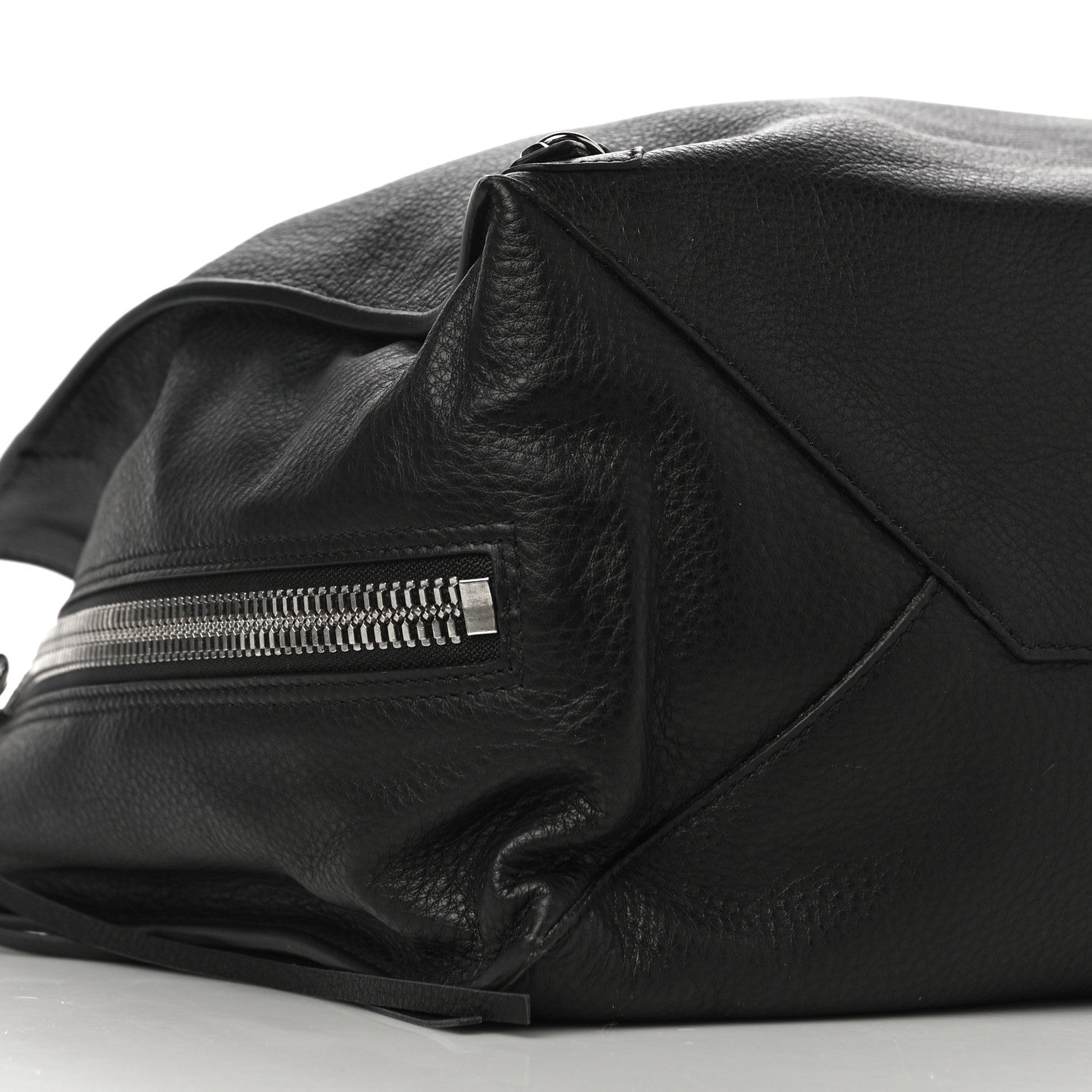 Balenciaga Supple Calfskin Papier A4 Zip Around Tote Black 8 of 9