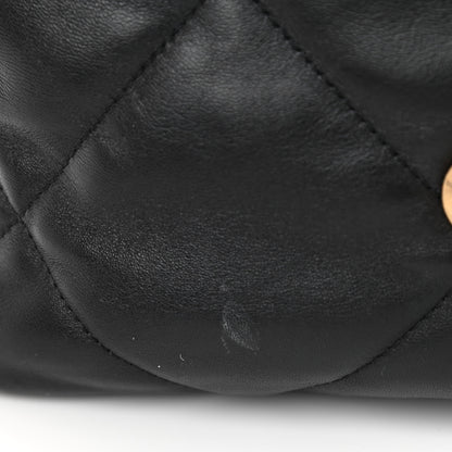 Chanel Lambskin Quilted Medium Chanel 19 Flap Black 12 of 12