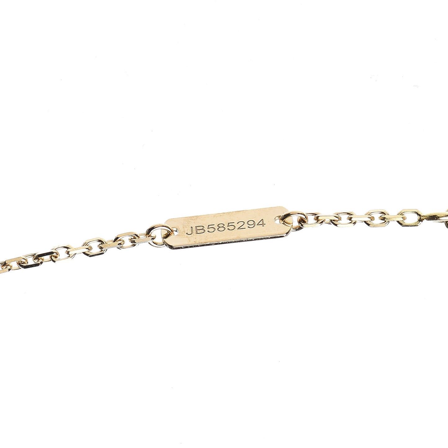 18K Yellow Gold Vintage Alhambra Pendant Necklace