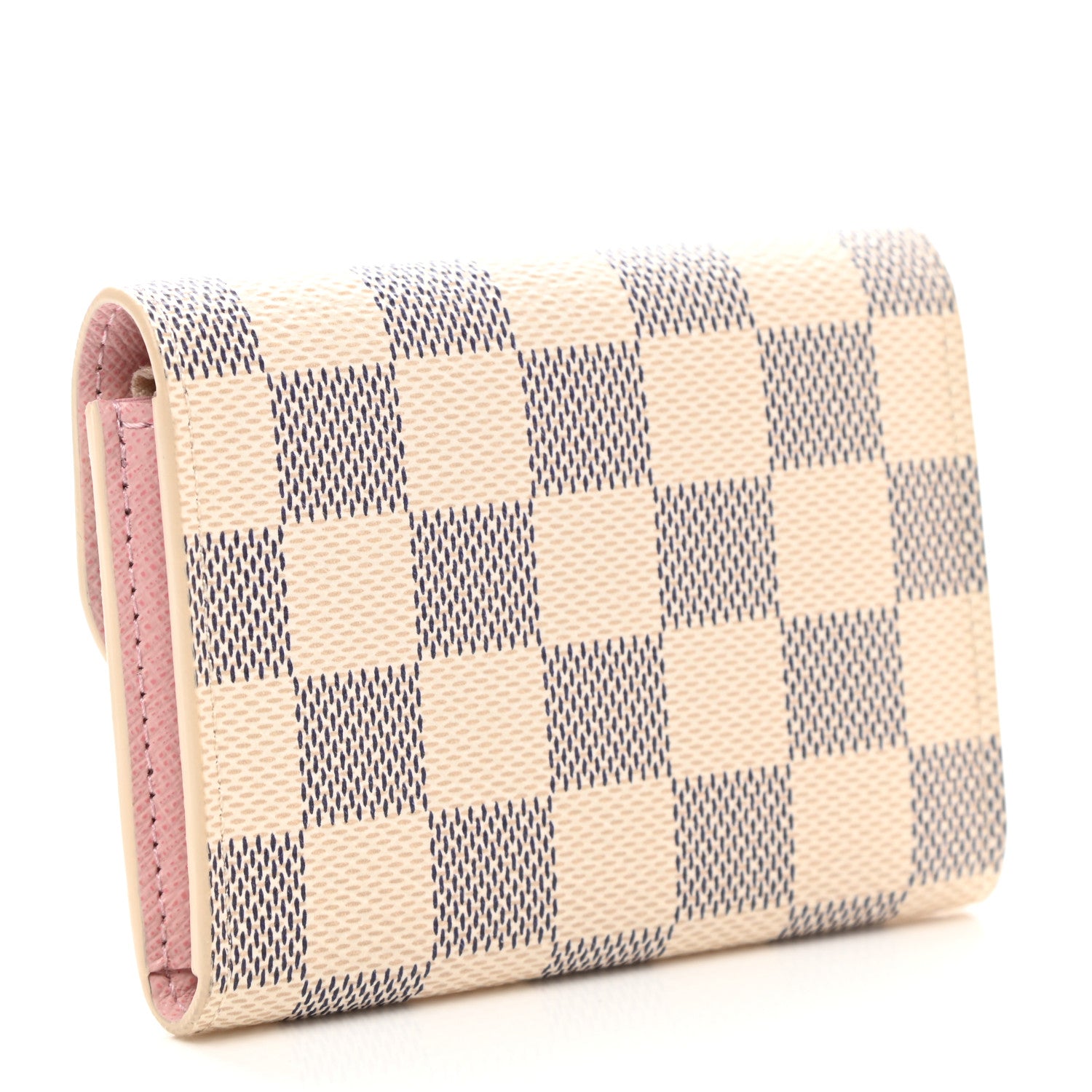 Louis Vuitton Damier Azur Rosalie Coin Purse Rose Ballerine 3 of 8