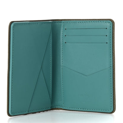 Louis Vuitton Monogram Outdoor Slender Wallet Pacific Blue 5 of 12