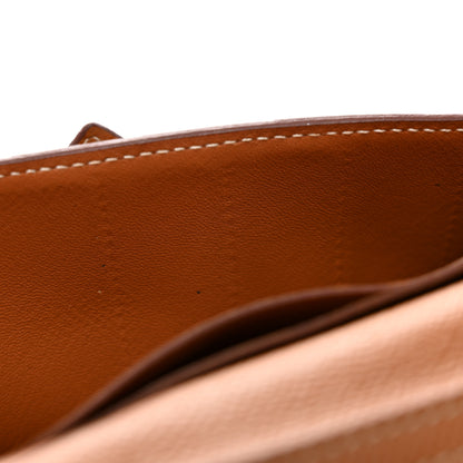 Hermes Epsom Bearn Gusset Wallet Gold 7 of 13