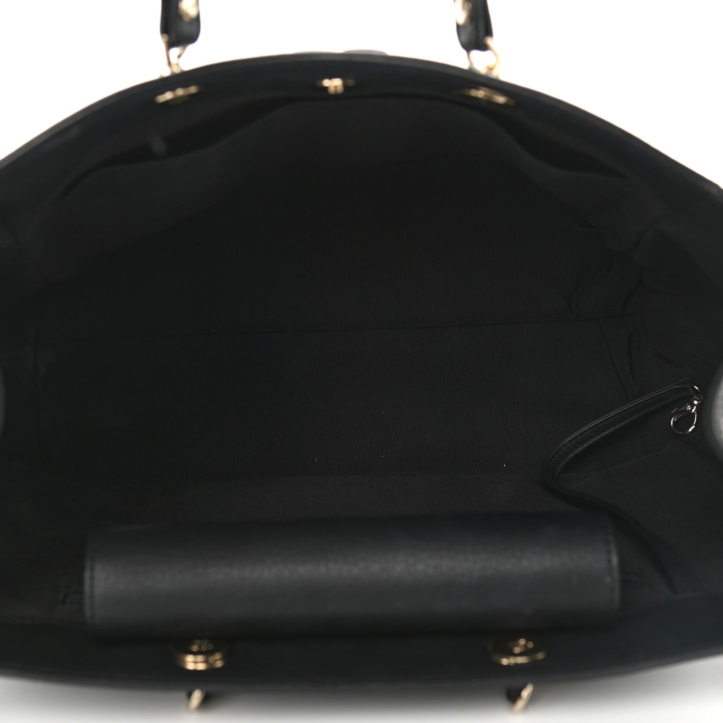 Bullskin Stitched Medium Shopping Bag Black