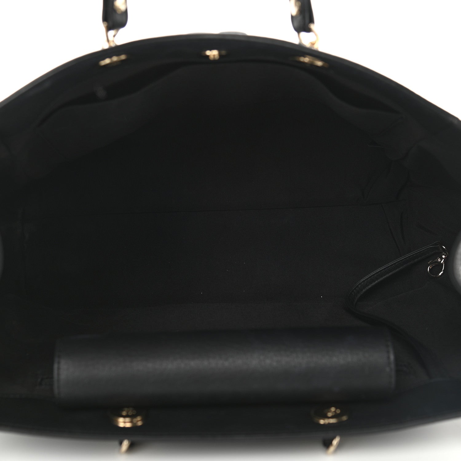 Chanel Bullskin Stitched Medium Shopping Bag Black 5 of 13