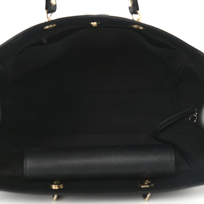 Chanel Bullskin Stitched Medium Shopping Bag Black 5 of 13