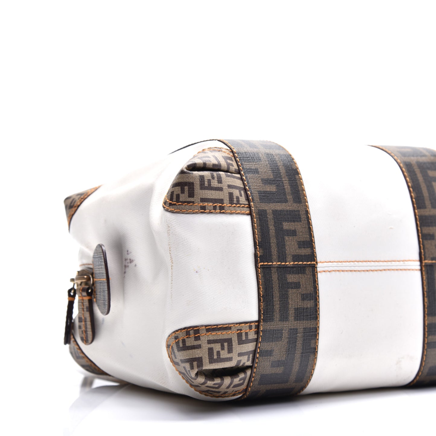 Canvas Zucca Zucchino Spalmati Mixed Media Small B Mix Tote White