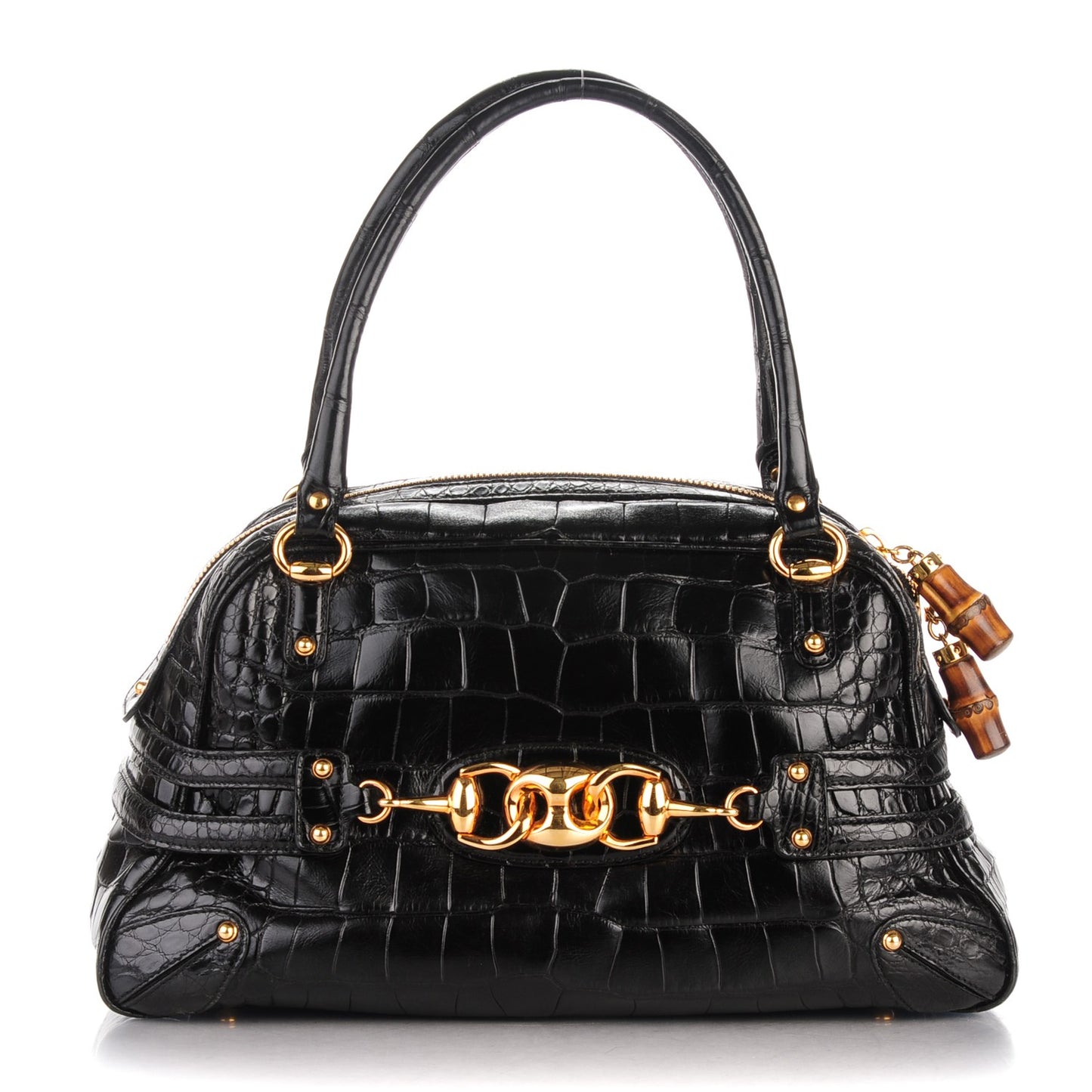 Crocodile Large Wave Boston Black