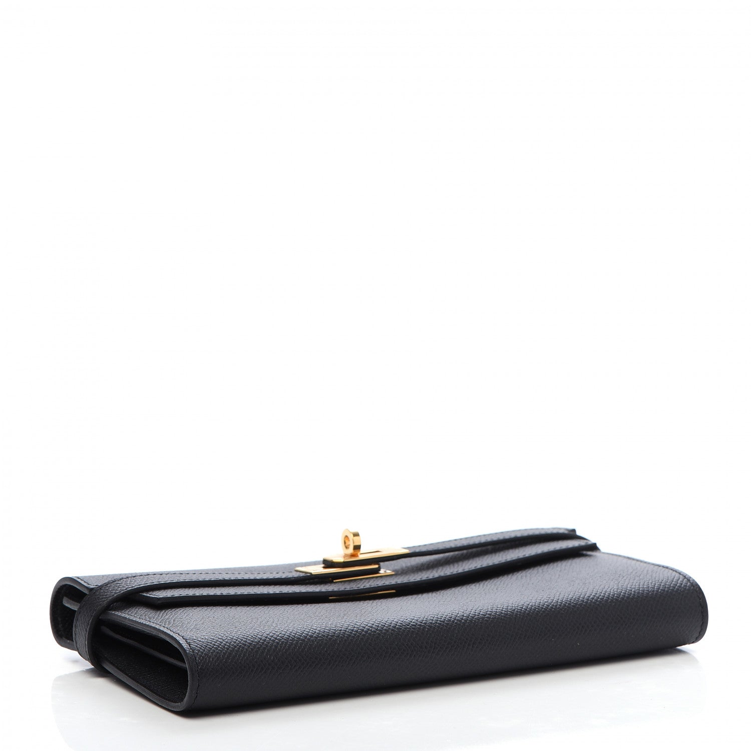 Hermes Epsom Kelly Longue Wallet Black 4 of 9