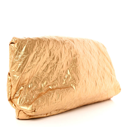 Louis Vuitton Jacquard Quilted Monogram Altair Clutch Gold 3 of 7
