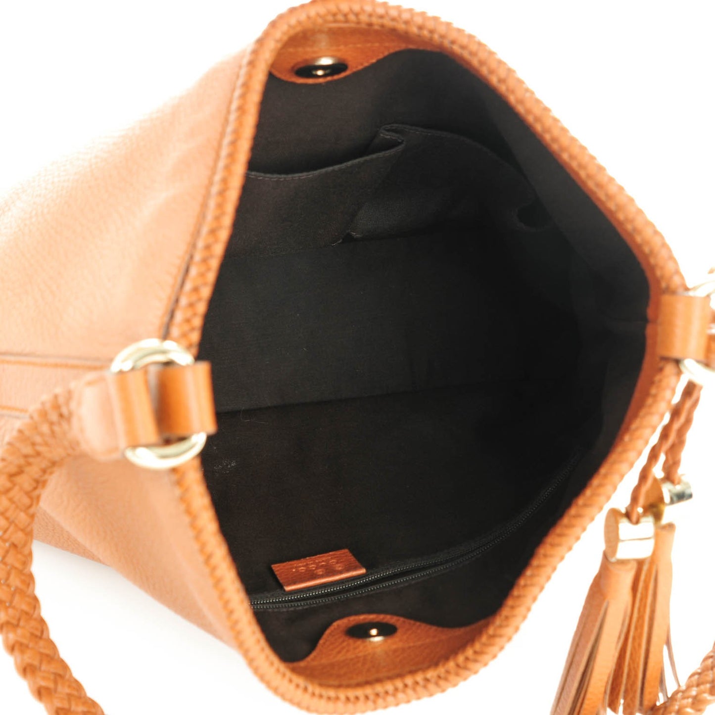 Pebbled Calfskin Medium Marrakech Hobo Brown
