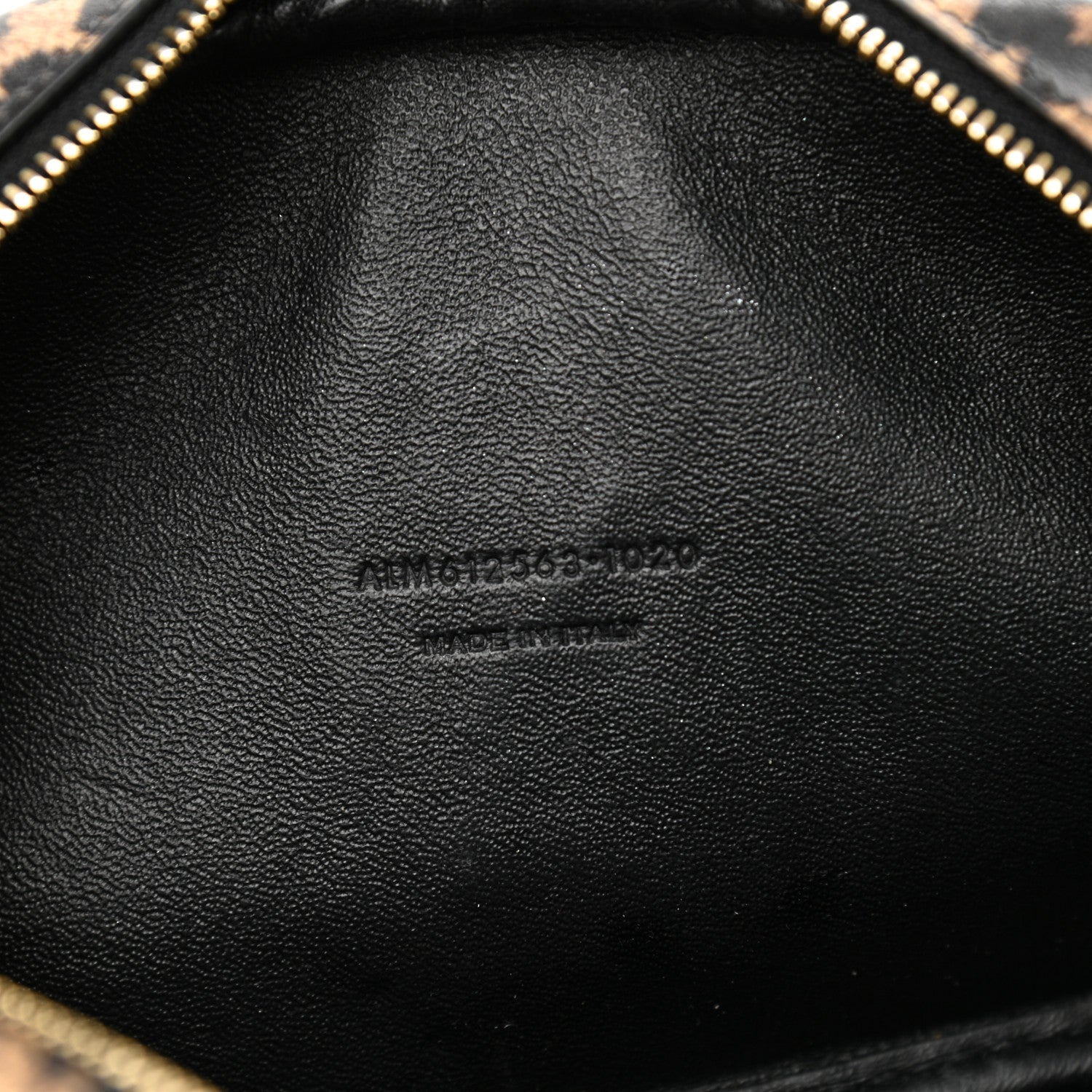 Saint Laurent Calfskin Heart Leopard Print Monogram Mini Lou Camera Bag Toffee 7 of 8
