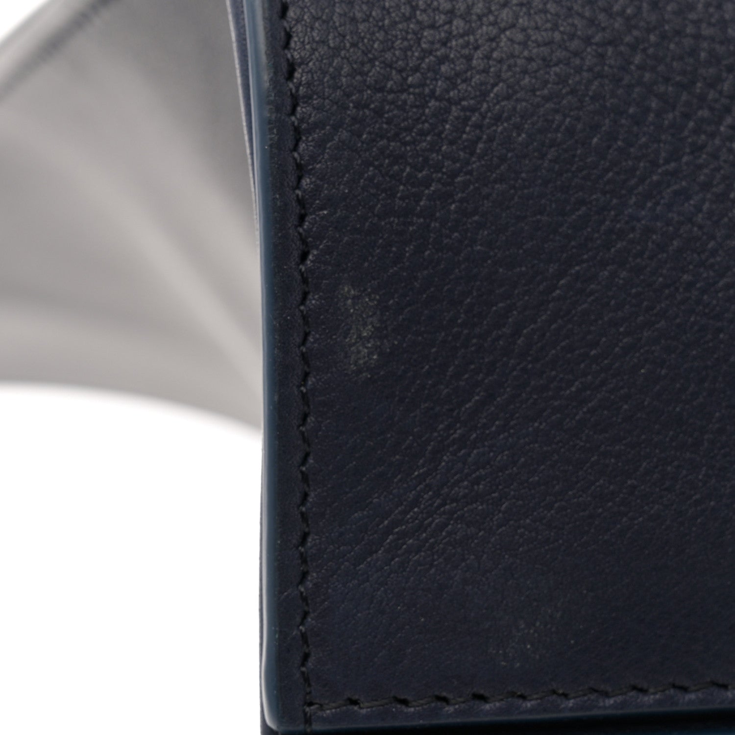 The Row Polished Saddle Calfskin Alexia Bag Marine 11 of 13