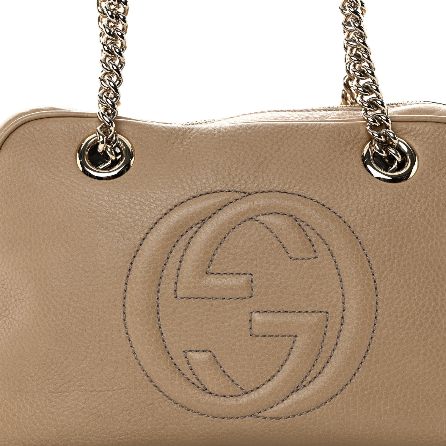 Gucci Pebbled Calfskin Small Soho Bowler 9 of 12