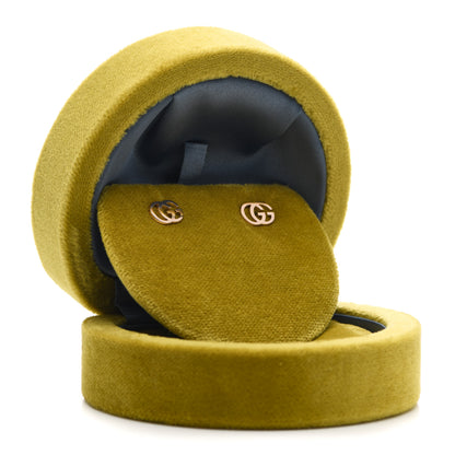 Gucci 18K Yellow Gold GG Tissue Stud Earrings 5 of 5