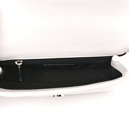 Chanel Caviar Quilted My Everything Small Flap White Black 4 of 9