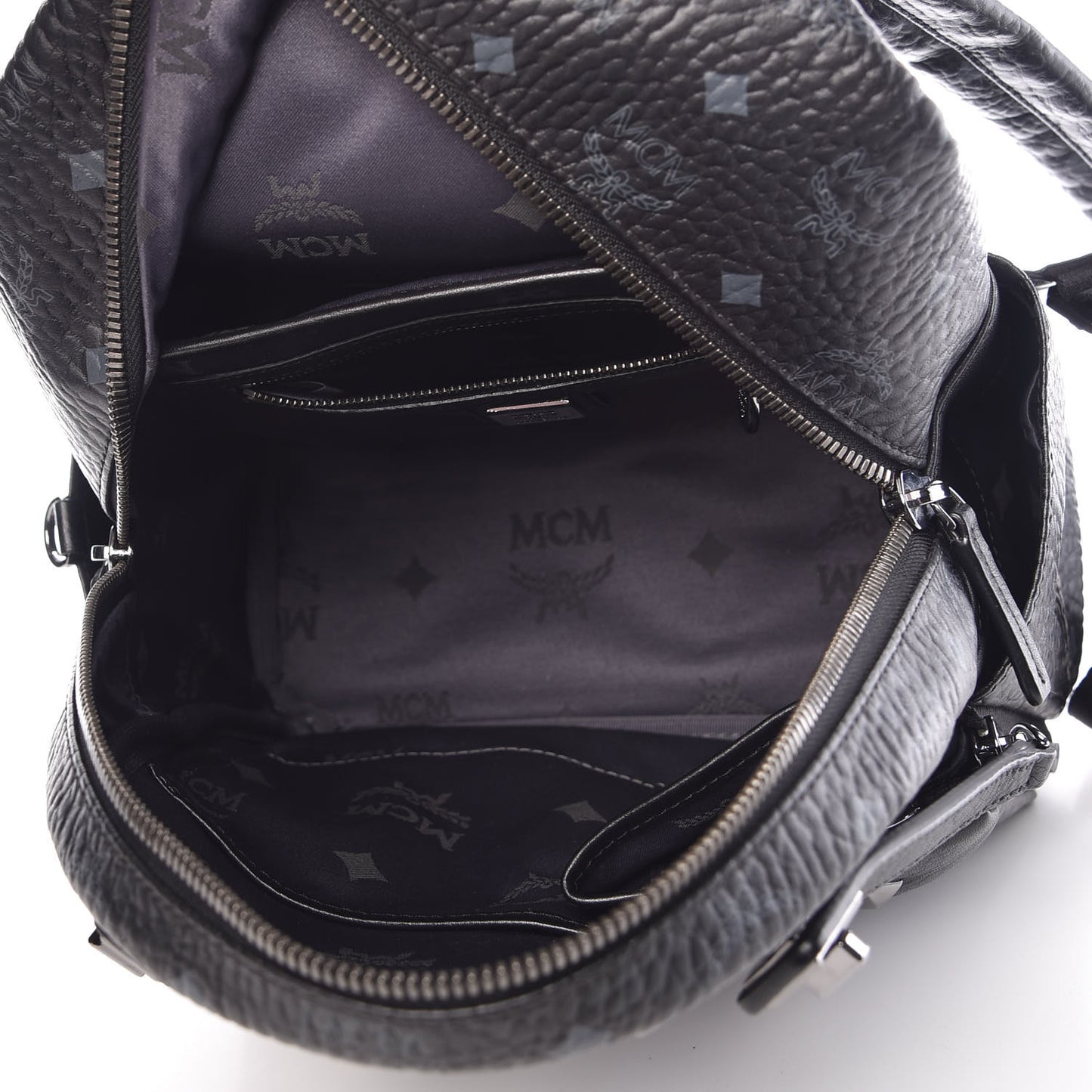 Visetos Studded Small Dual Stark Backpack Black