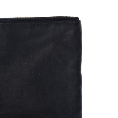 Saint Laurent Calfskin Zipped Clutch Black 12 of 17