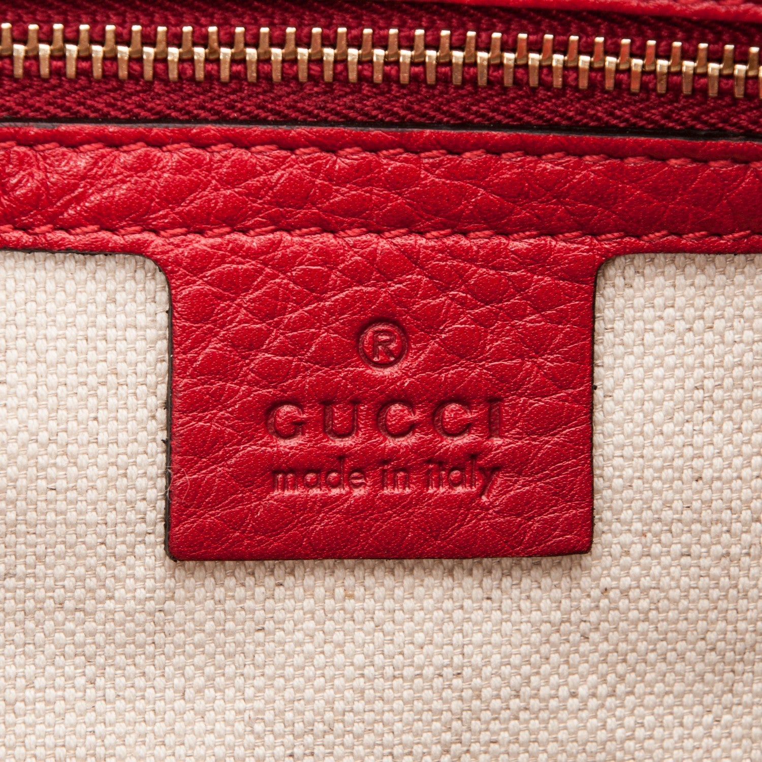 Gucci Monogram Vintage Web Medium Boston Hibiscus Red 7 of 8