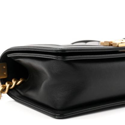 Chanel Lambskin Quilted Medium Boy Flap Black 9 of 11