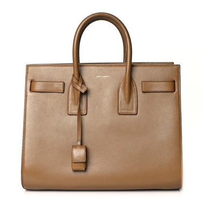 Saint Laurent Calfskin Small Sac De Jour Taupe 1 of 10