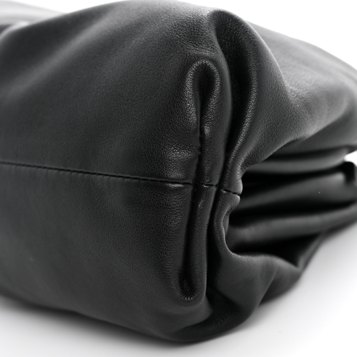 Bottega Veneta Smooth Butter Calf Teen Pouch Black 11 of 13