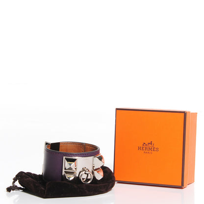 Hermes Swift Collier De Chien CDC Bracelet S Ultraviolet 7 of 8