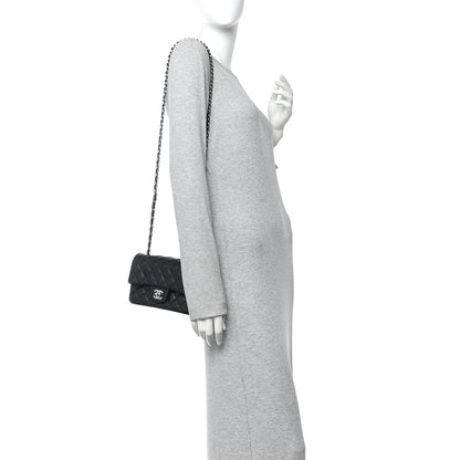 Chanel Lambskin Quilted Mini Rectangular Flap Black 2 of 10