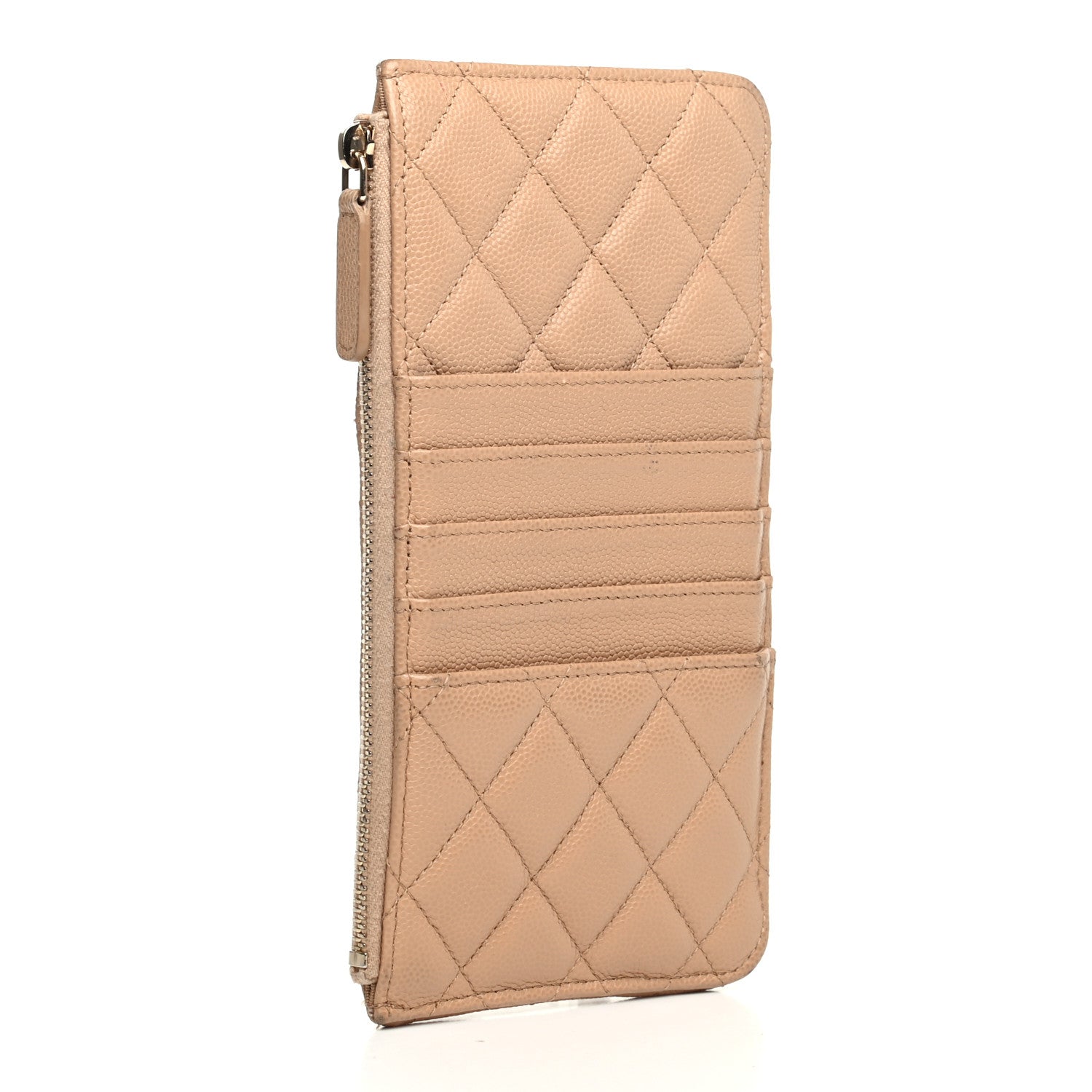 Chanel Caviar Quilted Classic iPhone Pouch Beige 3 of 10