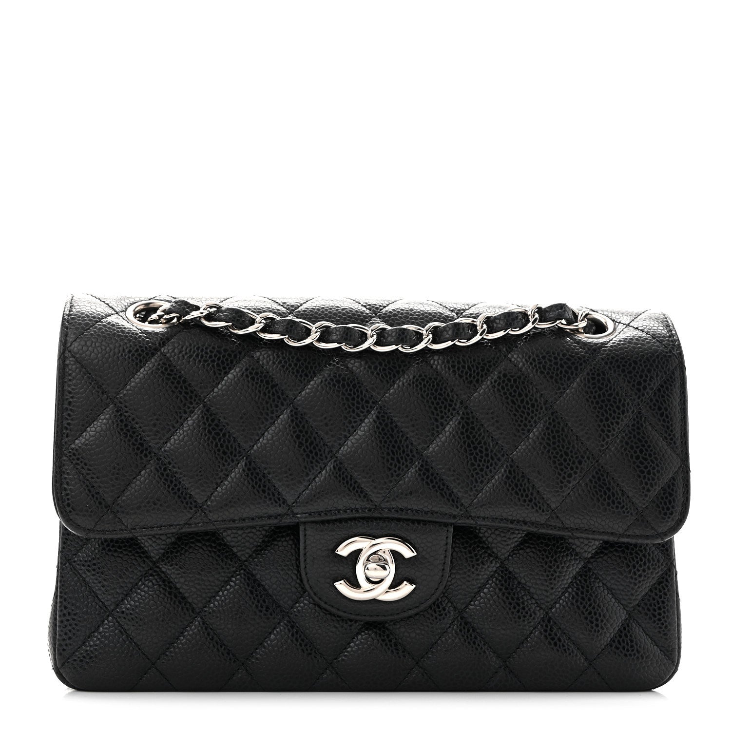 Chanel Caviar Quilted Small Double Flap Black 1 of 13