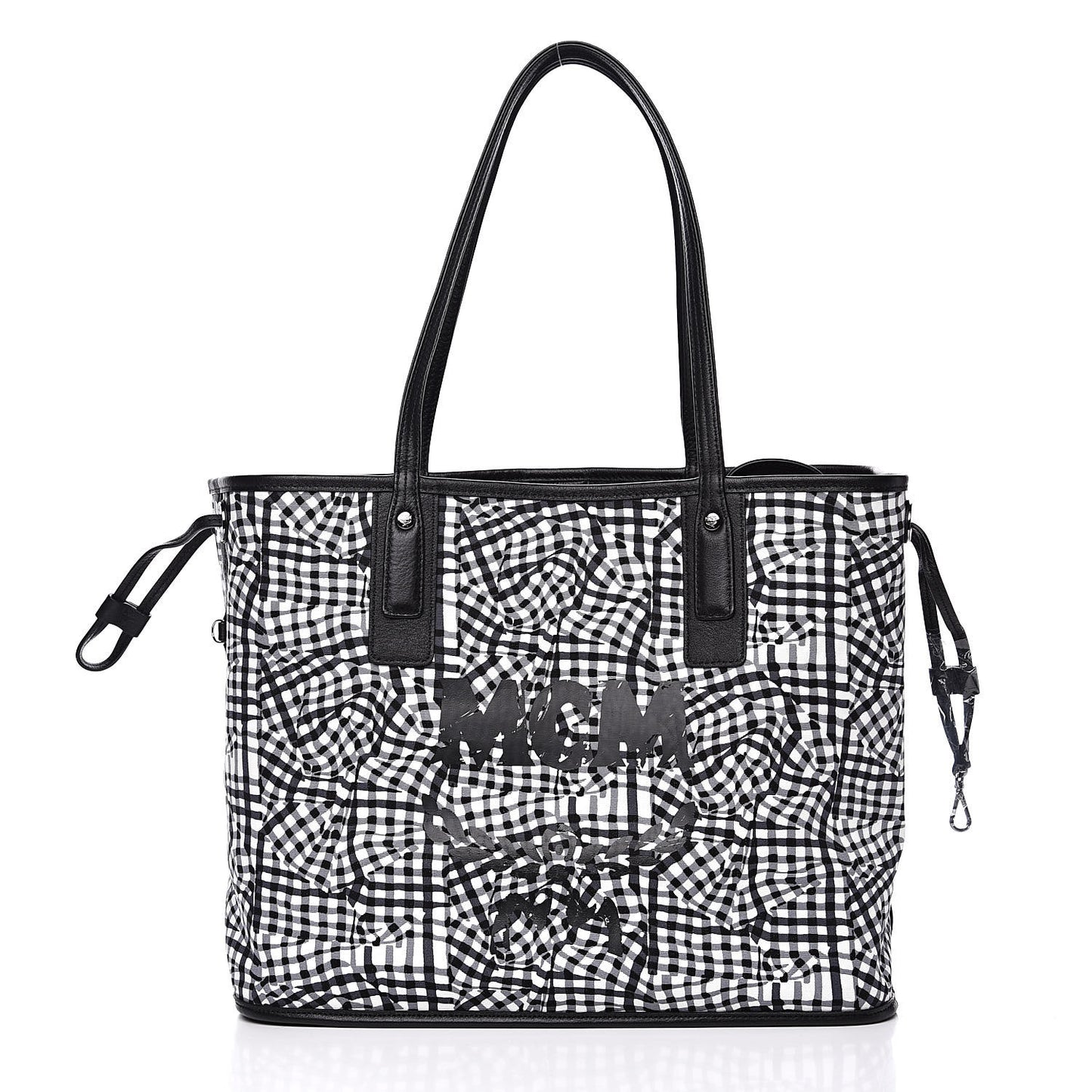 Visetos Large Liz Reversible Shopper Tote Black