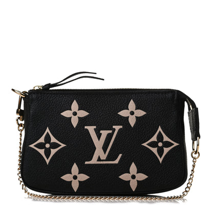 Louis Vuitton Empreinte Monogram Giant Mini Pochette Accessories Black 1 of 8