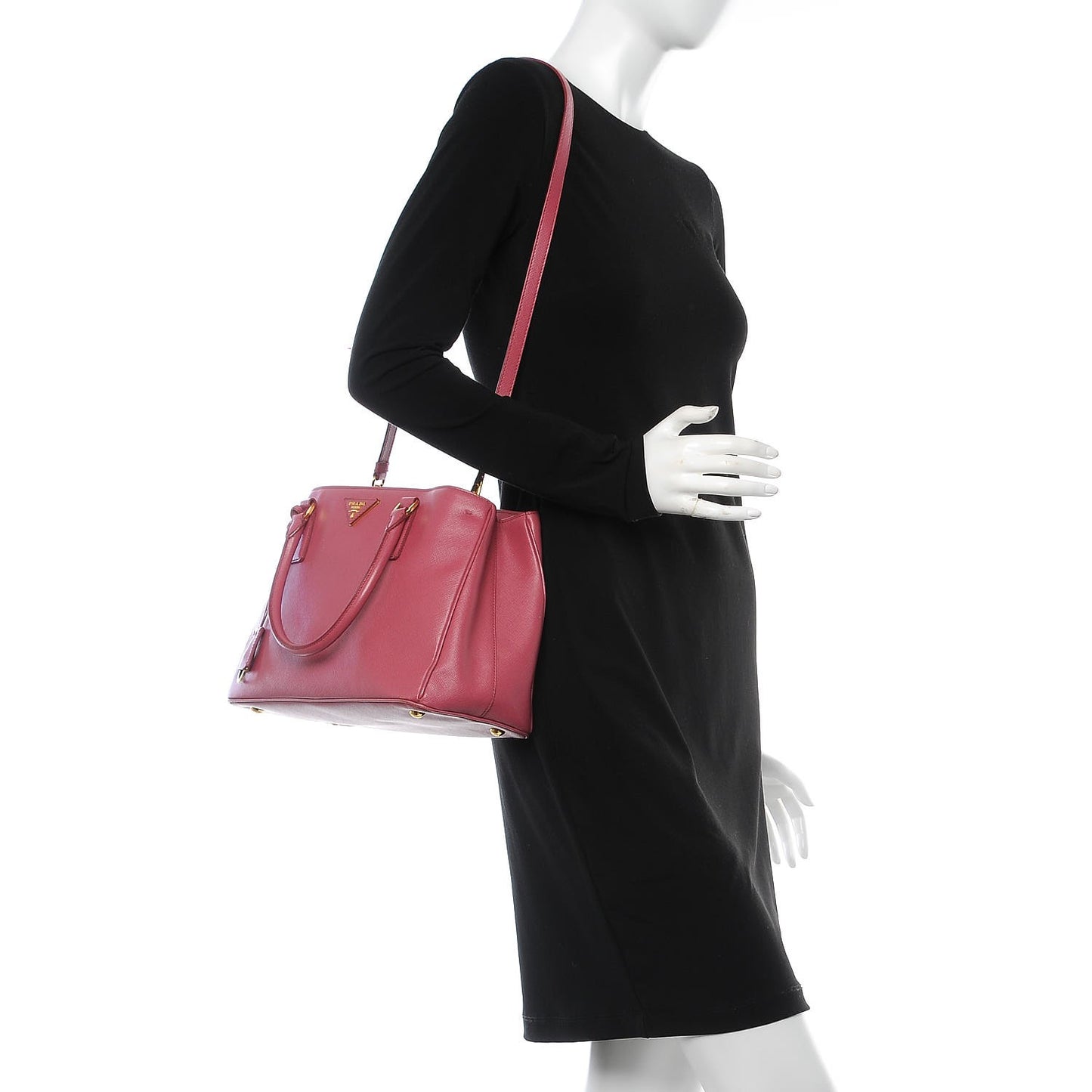 Saffiano Lux Medium Tote Bruyere