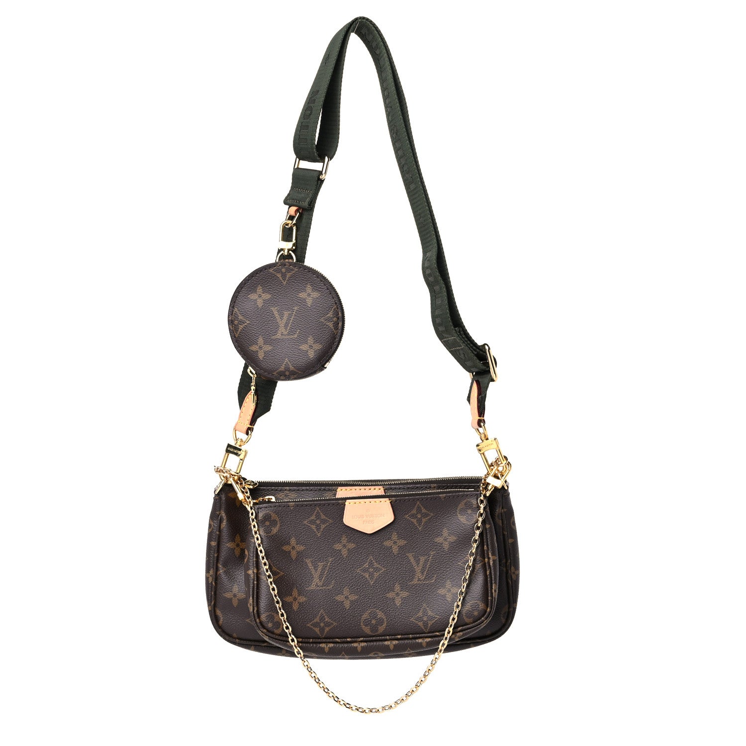 Louis Vuitton Monogram Multi Pochette Accessories Kaki 1 of 14