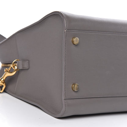Saint Laurent Smooth Calfskin Medium Monogram Cabas Fog 11 of 17