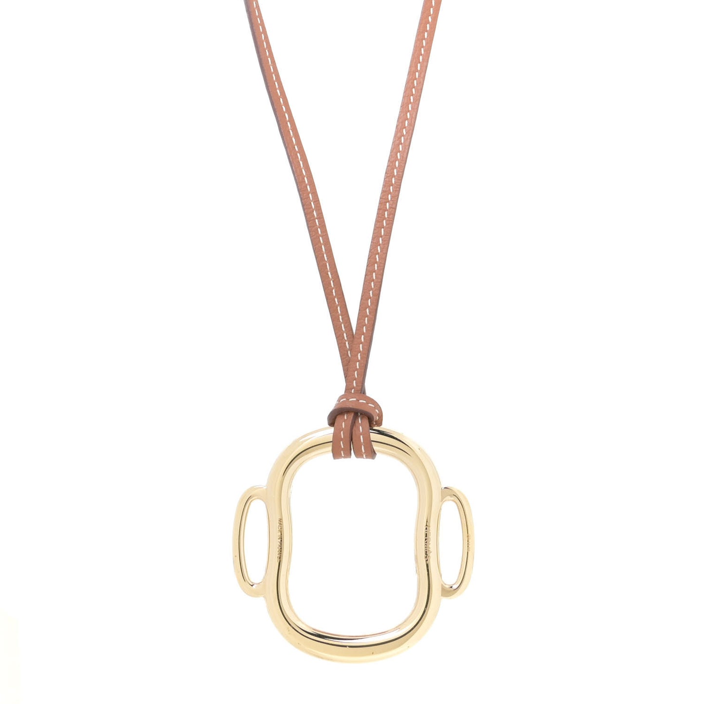 Permabrass Swift Bouclerie Pendant Necklace Gold