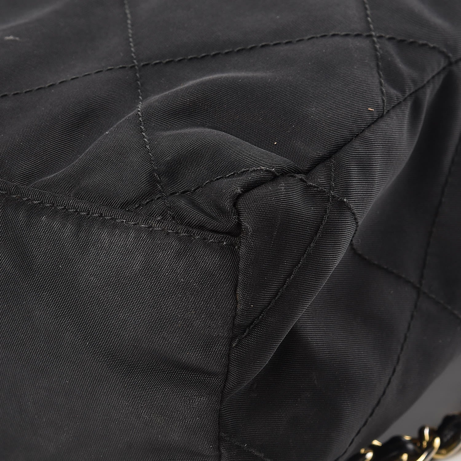 Prada Nylon Tessuto Impuntu Quilted Shoulder Bag Black 10 of 18