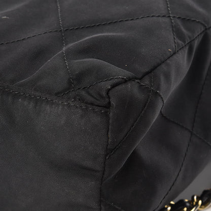 Prada Nylon Tessuto Impuntu Quilted Shoulder Bag Black 10 of 18